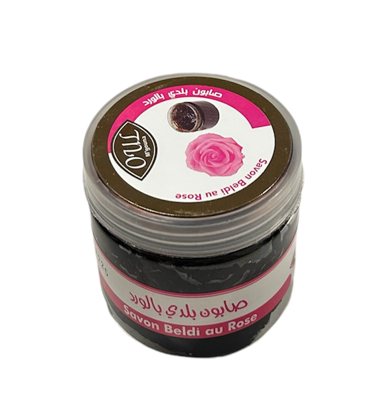 Savon Beldi Moroccan Rose Black Soap