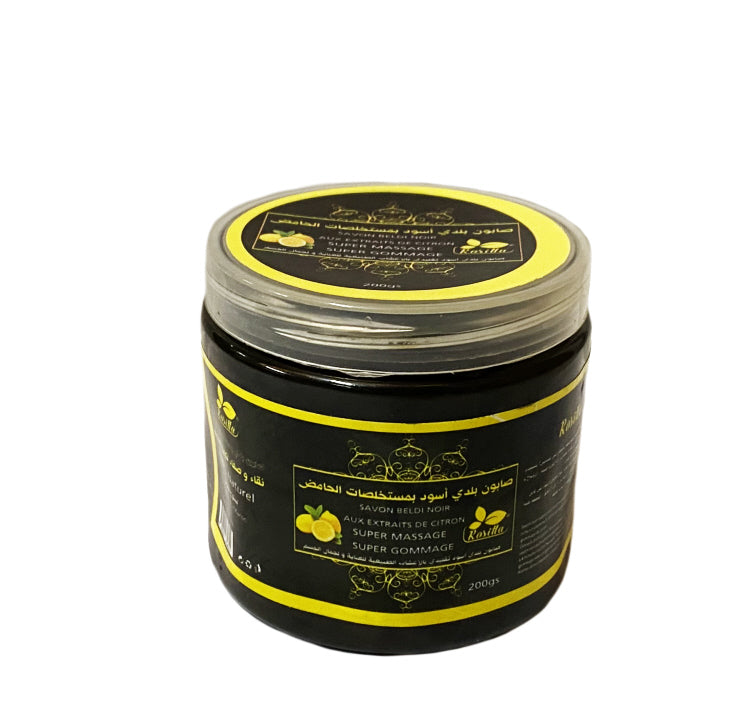 Savon noir beldi au citron