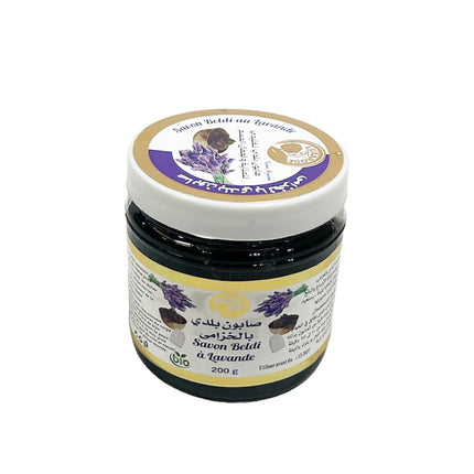 Marokkanische Schwarze Seife – Savon Noir mit Lavendel