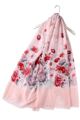 Glitzer-Blumen-Schal