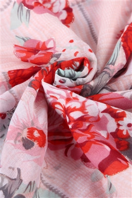 Glitzer-Blumen-Schal