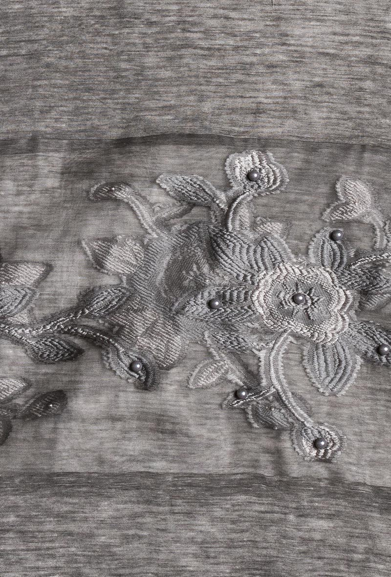 Cotton viscose scarf