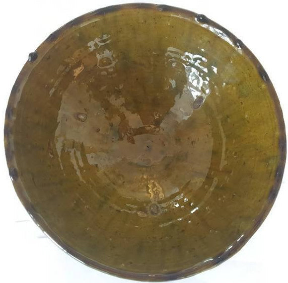 Plat - bol en poterie Tamegroute Ø 24 cm