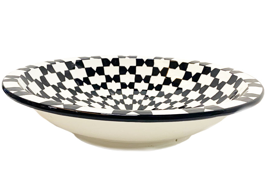 Plat marocain en céramique Fès Ø34