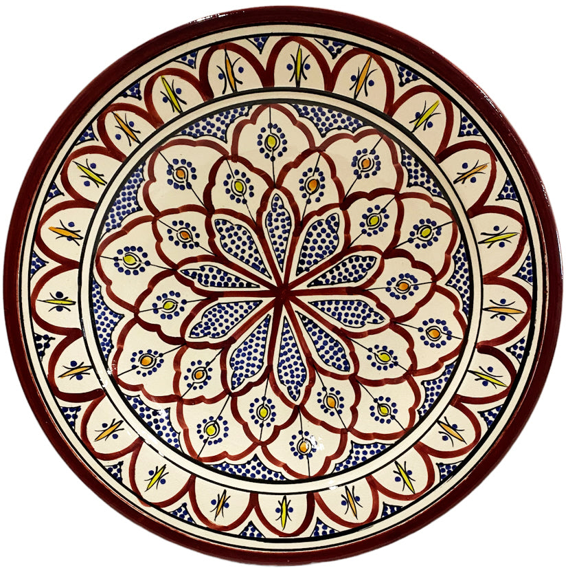 Plat en faïence Ø35