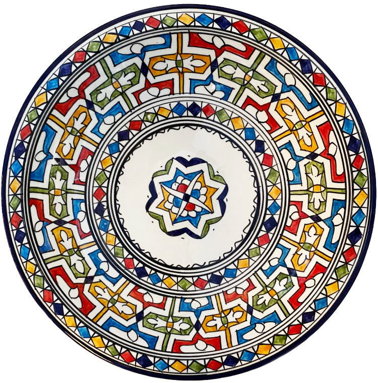 Moroccan ceramic bowl Fes Ø35