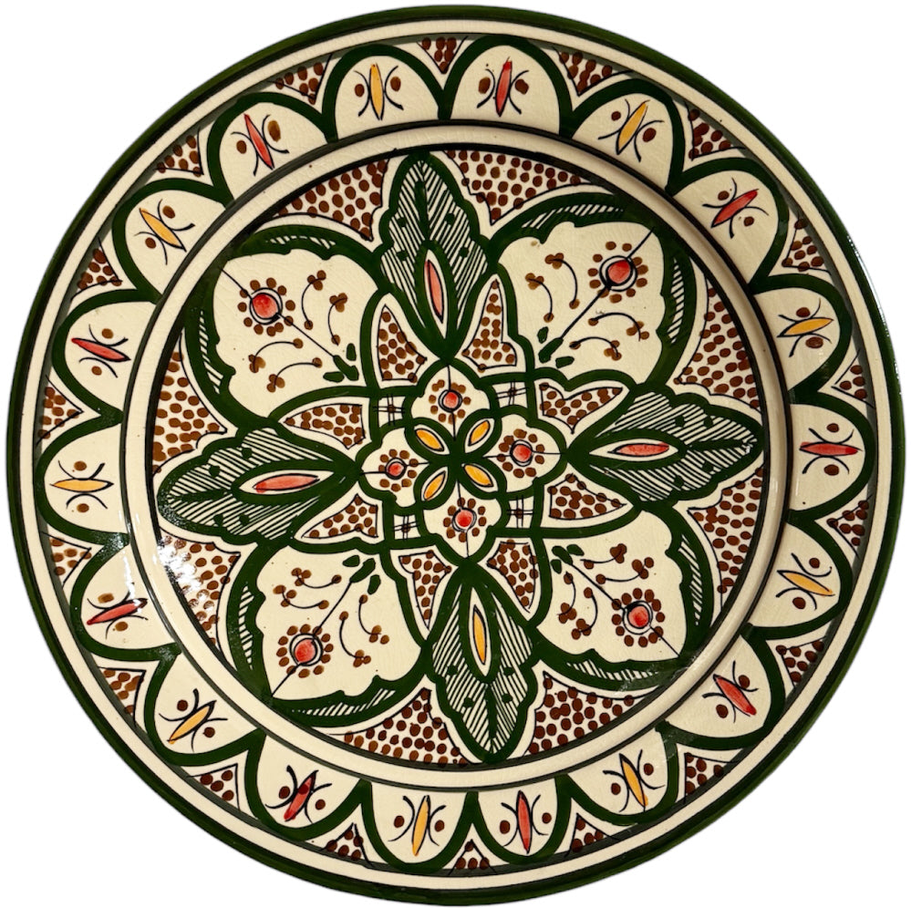 Plat marocain décoré Ø35