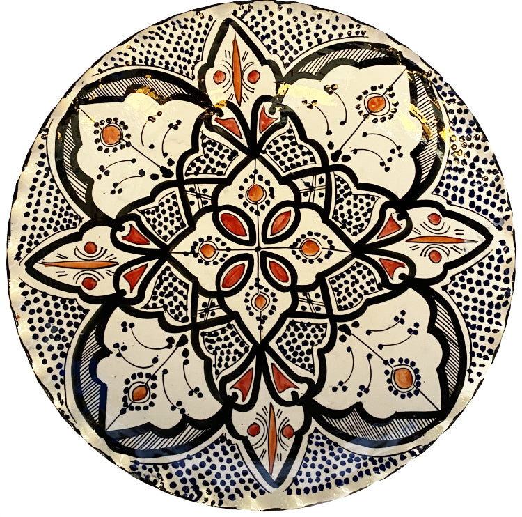 Moroccan ribbed bowl ø35 cm