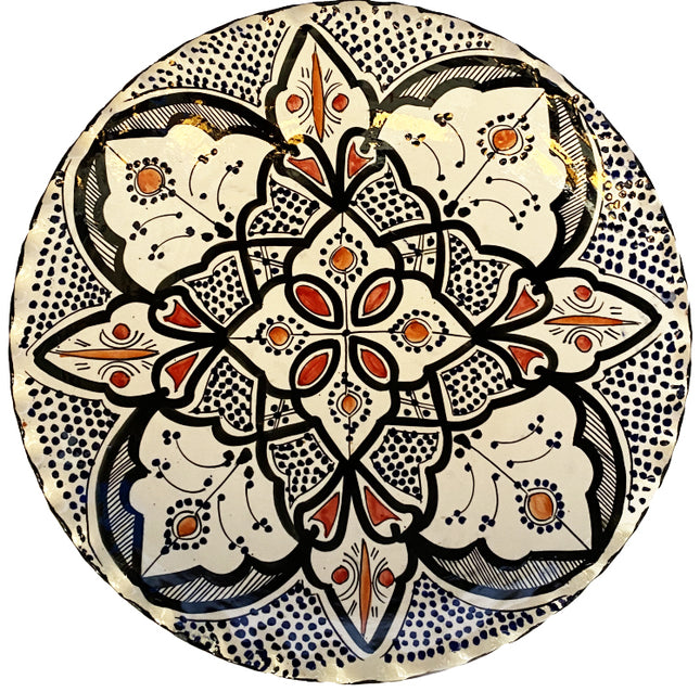 Marokkanische geriffelte Schale ø35 cm