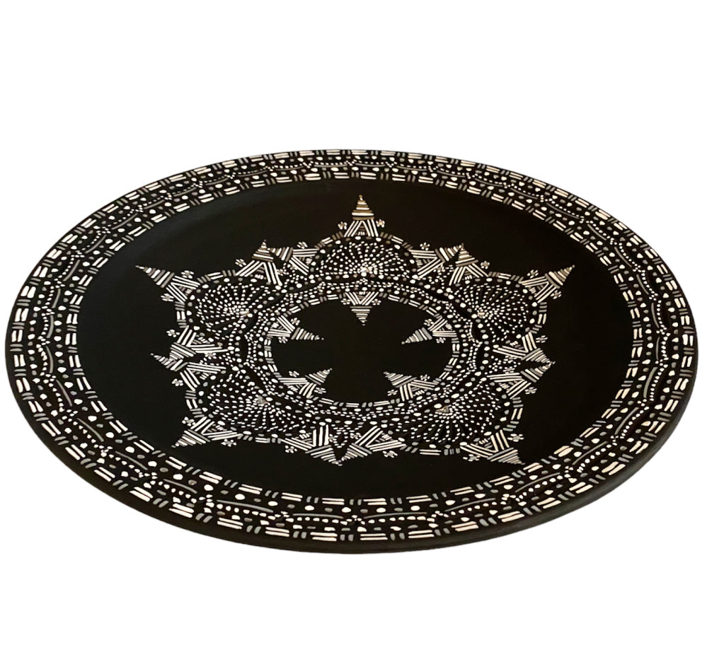 Handmade pottery decorative bowl