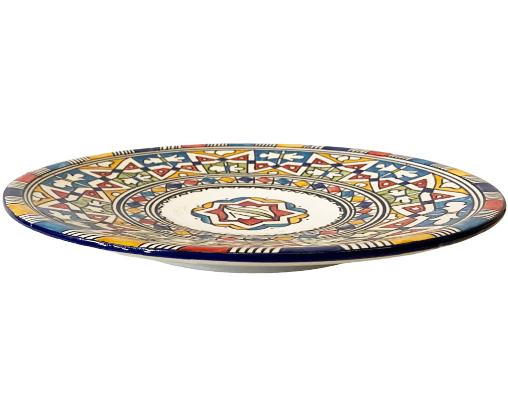 Moroccan Ceramic Bowl Fes 35 cm