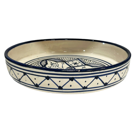 Handmade Aardewerk ronde schaal Ø25