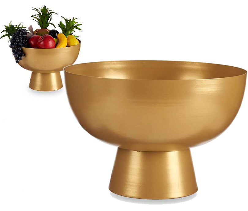 Large Golden Fruit Bowl XL