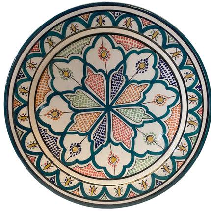 Marokkanische Schale mit Blumenmustern