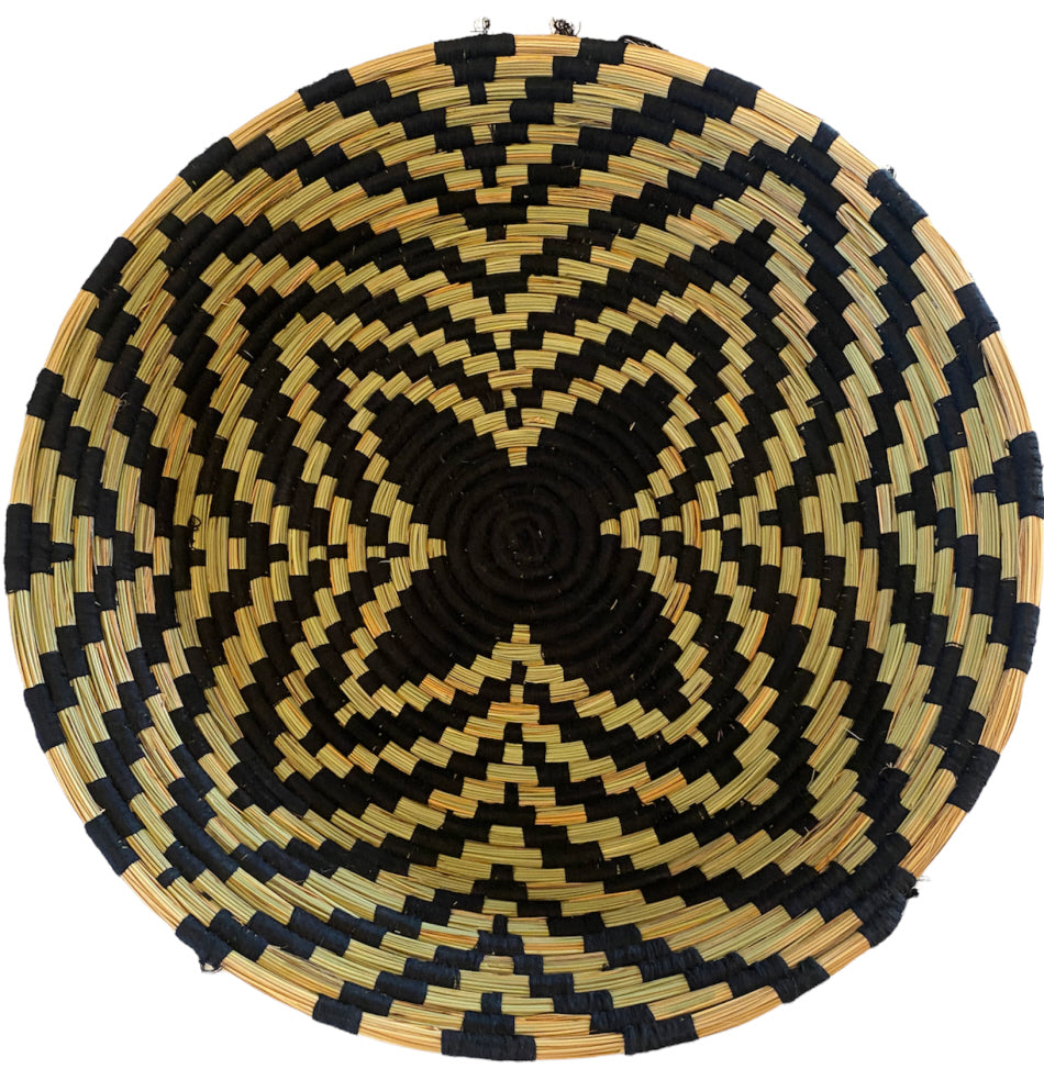 Handmade wall basket Natural - bowl