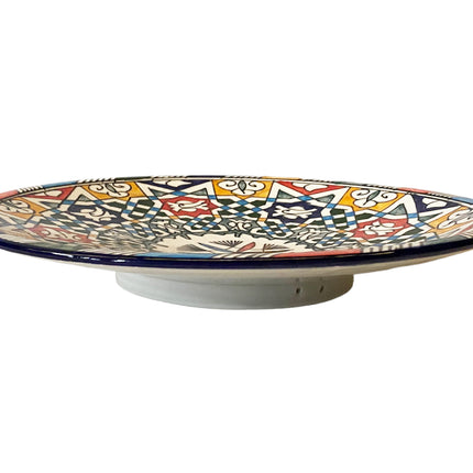 Handbemalte Keramikschale 35 cm