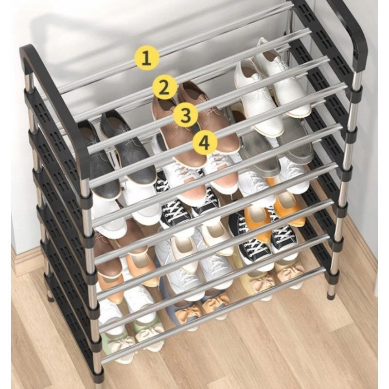 Practical shoe rack - 4 tiers