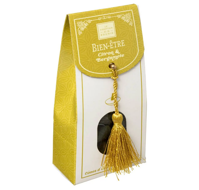 Incense Cones with Holder - Incense Cones and Holder - Citron & Bergamot