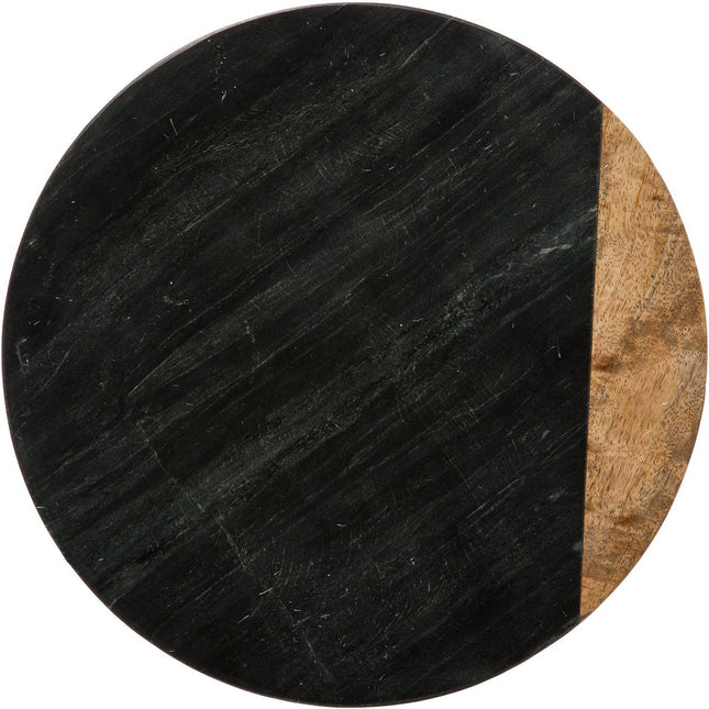 Drehbares Serviertablett Geom Hygee Ø 30 cm Marmor