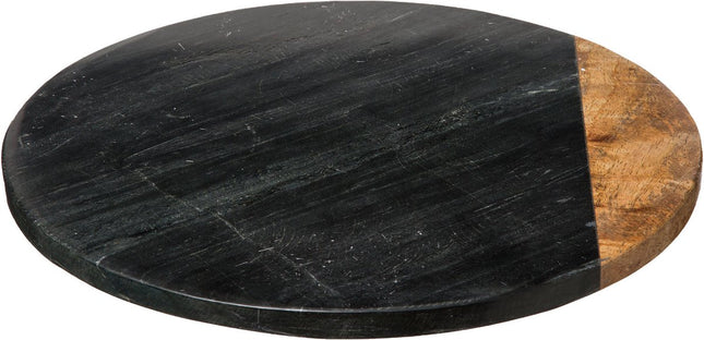 Drehbares Serviertablett Geom Hygee Ø 30 cm Marmor