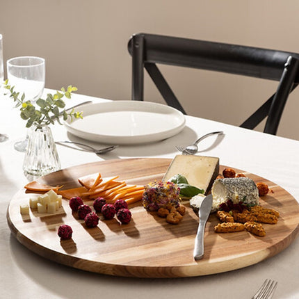 Secret de Gourmet Häppchen-Servierplatte drehbar - Akazienholz - D50 cm - Tapas/Käse/Speisen