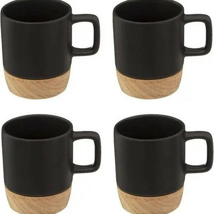 Secret de Gourmet Koffiekopjes/espressokopjes - 4st - aardewerk - 120 ml