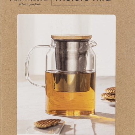 Secret de Gourmet Teekanne - Glas/Bambus - 900 ml