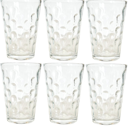 Gläser Tropfenstruktur 21 cl Transparent 6 Stück