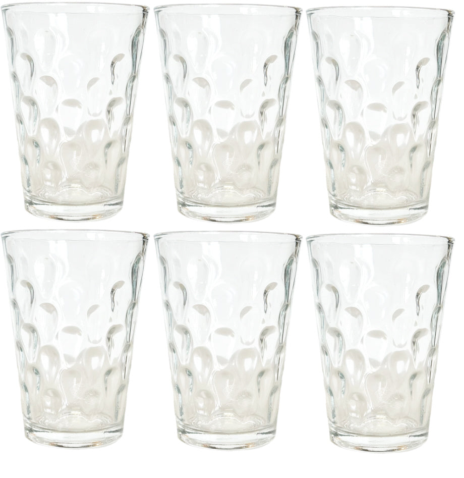 Glass drop structure 21 cl Transparent 6 piece(s)