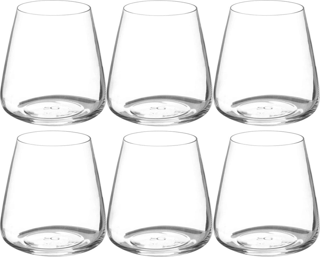 Tumbler waterglazen Selenga van Secret de Gourmet – 430 ml, set van 6