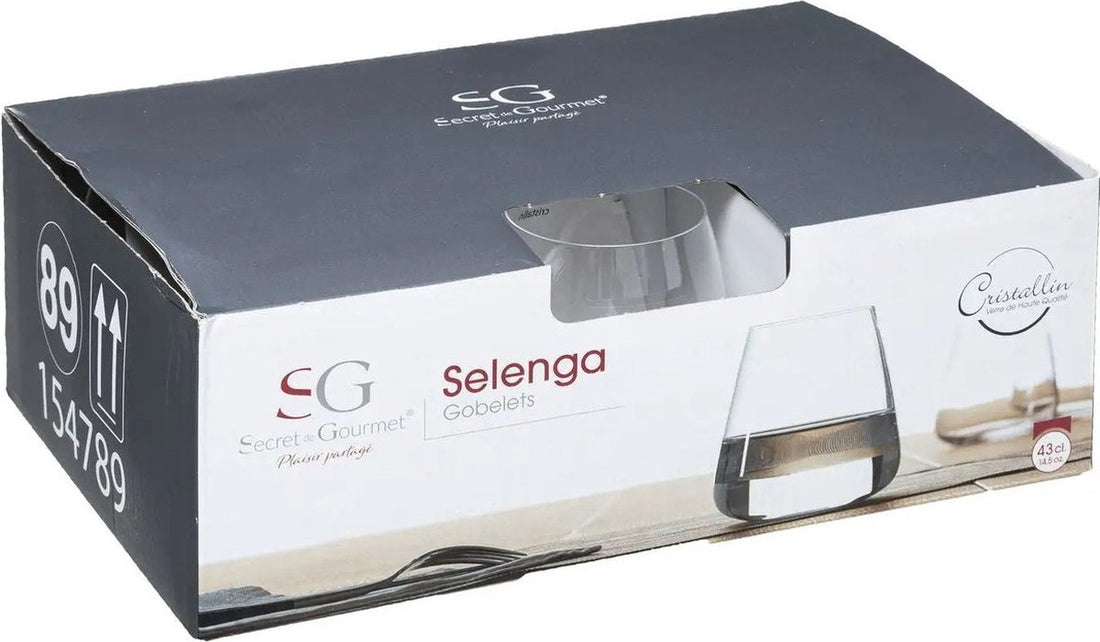 Tumbler waterglazen Selenga van Secret de Gourmet – 430 ml, set van 6 – foto 2