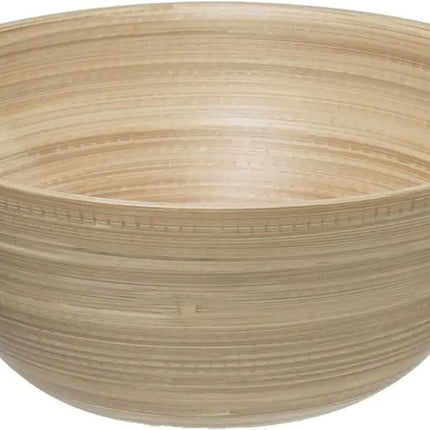 Salatschüssel/Servierschalen - Bambus - Beige - D25 cm