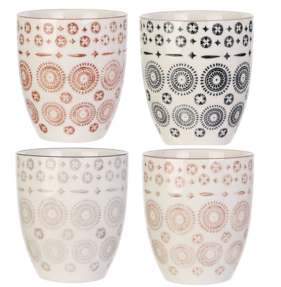 LOT de 4 tasses orientales 250 ML