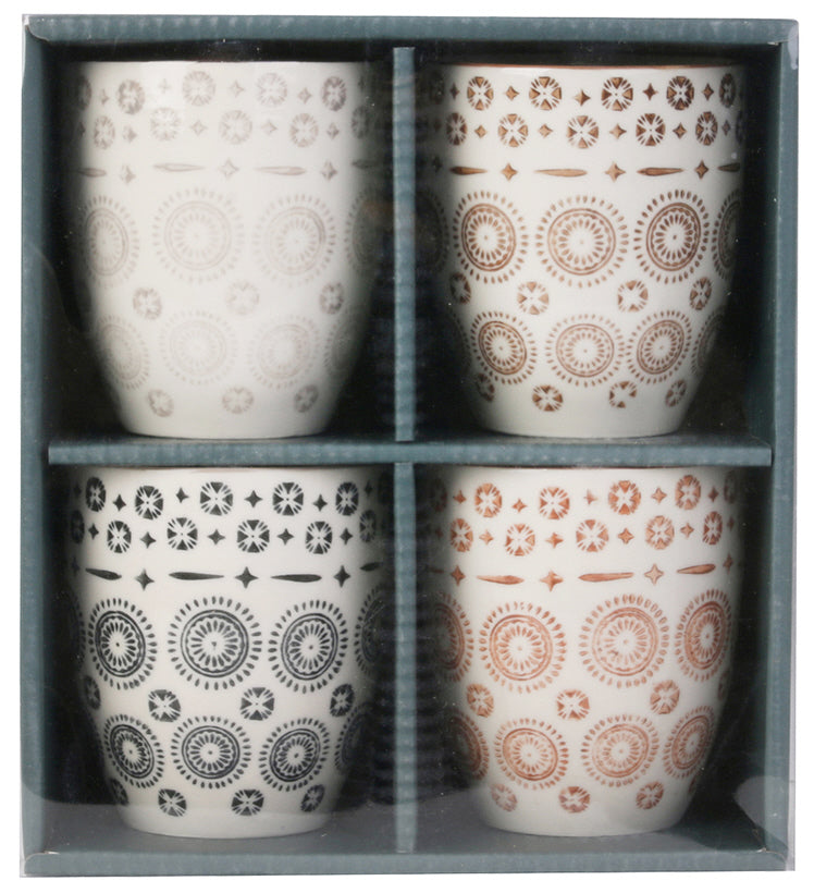 LOT de 4 tasses orientales 250 ML