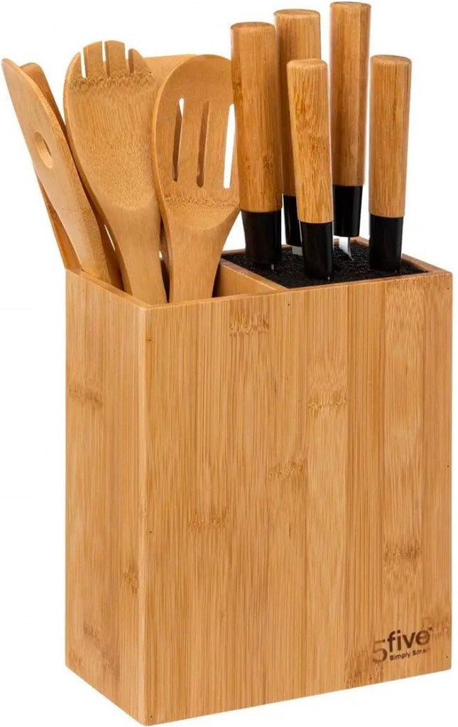 Set Messen en Keukengerei - Bamboe - 11 Stuks