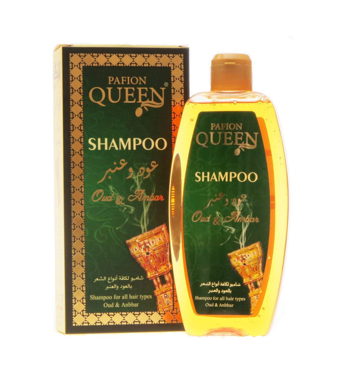 Al Malika Shampoing Naturel Oud & Ambre 425 ML