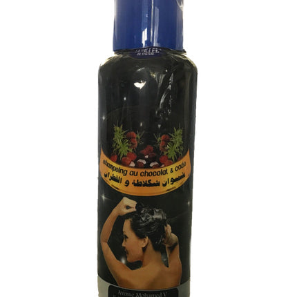 Shampoo met chocolade en teer