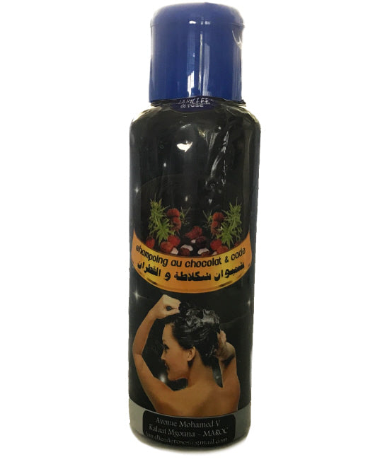 Shampoo au chocolat et au goudron