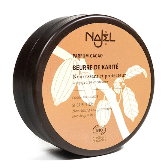 Najel sheaboter cacao – biologisch, 100% natuurlijk, voor huid en haar – foto 2