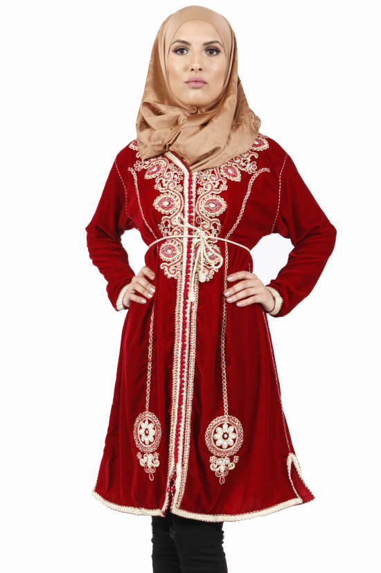 Jabador/tuniek  Donkerrood