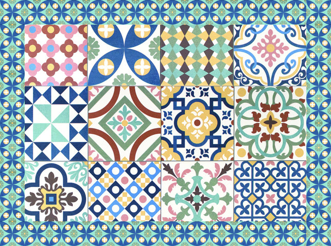 Mosaik-Vinyl-Tischset 33x45 cm