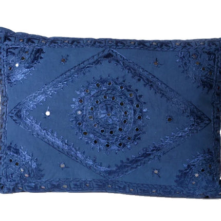 Orientalisches Zierkissen 50x35 cm dunkelblau