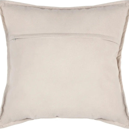 Atmosphera Bank-/Zierkissen Wohnzimmer Sophia - 55 x 55 cm - Elfenbeinweiß - Polyester - mit Reißverschluss