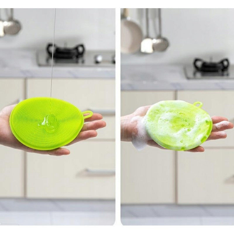 Éponge à récurer antibactérienne en silicone