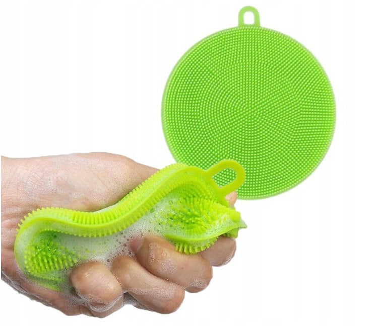 Éponge à récurer antibactérienne en silicone