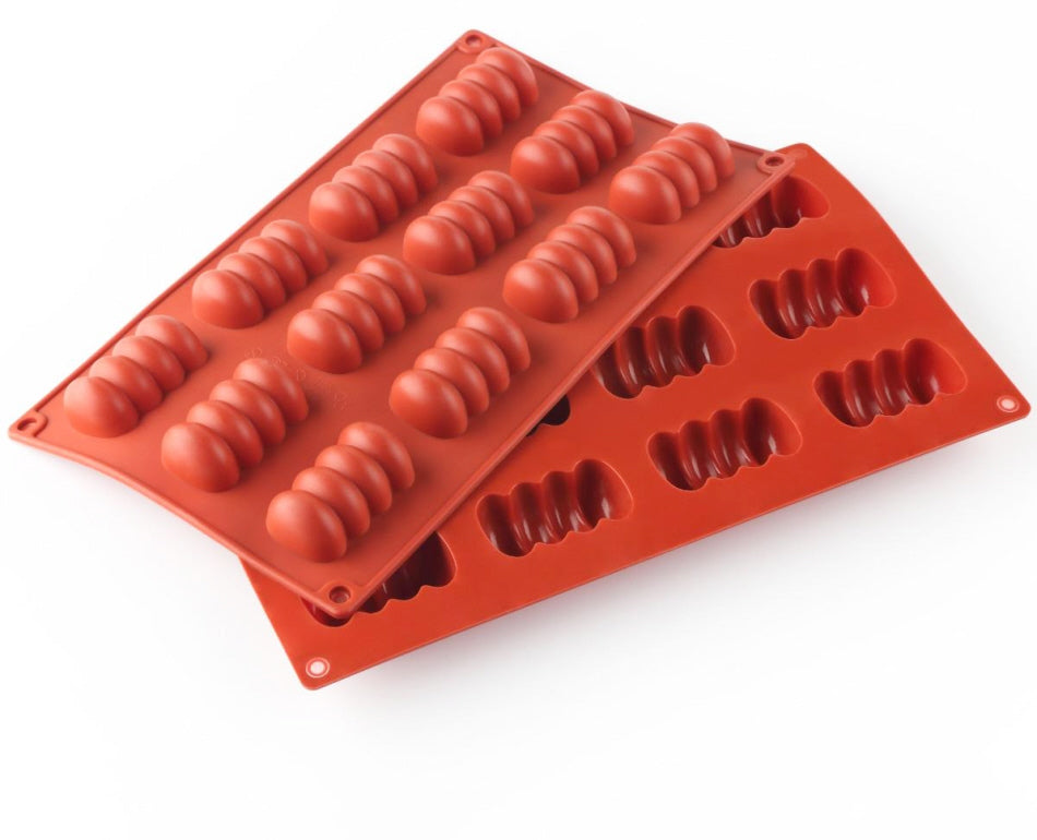 Silicone baking mold oval 3D