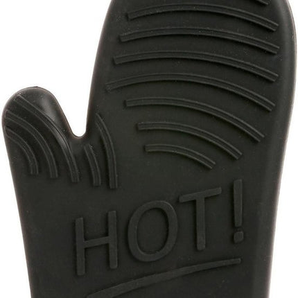 Siliconen ovenwant/ovenhandschoen 15,5 x 21 cm - Pannenlap - Keukenhandschoen