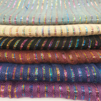 Schal Glitzerstreifen