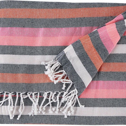 Multifunktioneller Schal Streifen Rosa (160 x 200 cm)