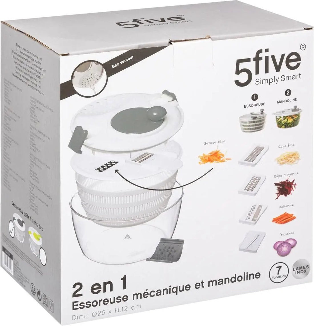 Essoreuse à salade - 3 litres - Salade spinner